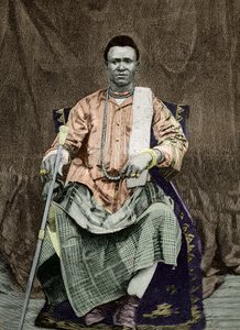 Ritratto di Kondo Behanzin (foto colorata)